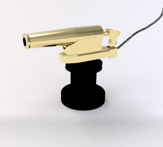 Winch mount option for cannon replica